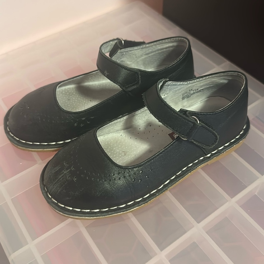 L’Amour Navy Mary Jane Dress Shoes